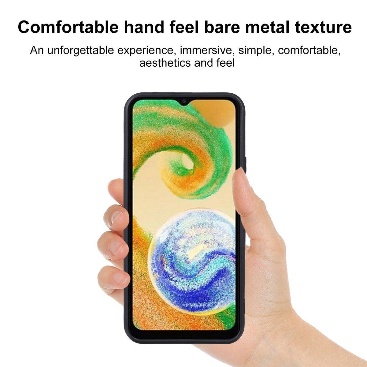 Für Samsung Galaxy A05s Silikon TPU Schutz Handy Hülle Tasche Schwarz