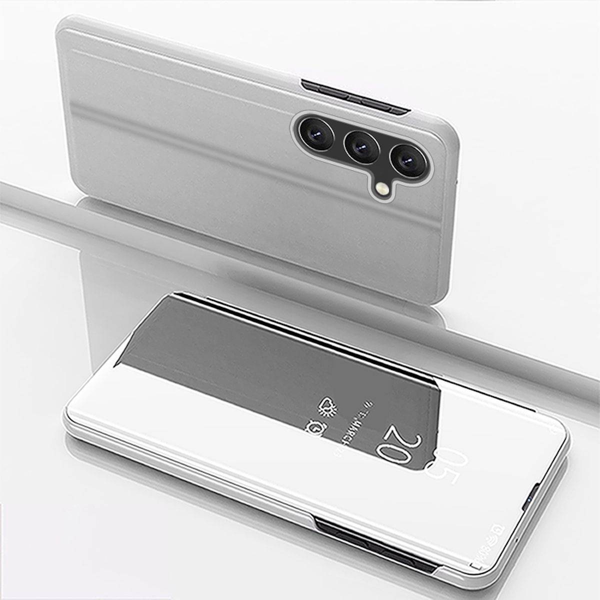 Für Samsung Galaxy S23 FE View Spiegel Handy Smart Cover Wake UP Case