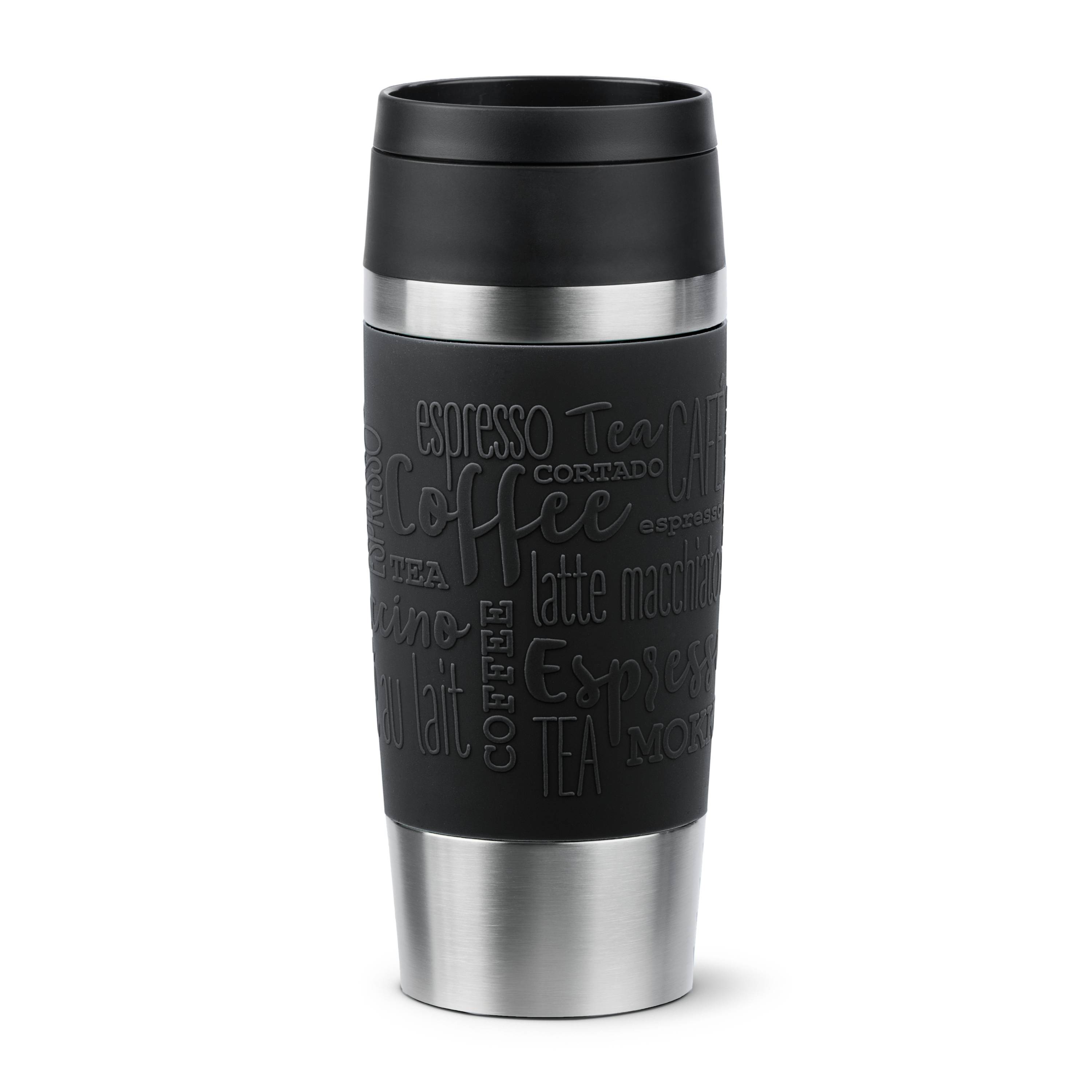 TRAVEL MUG Classic Thermobecher schwarz Edelstahl 0,36 Liter
