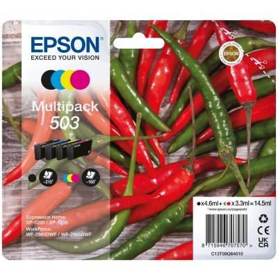 Epson 503 Druckerpatrone 4 Stück(e) Original Standardertrag Schwarz