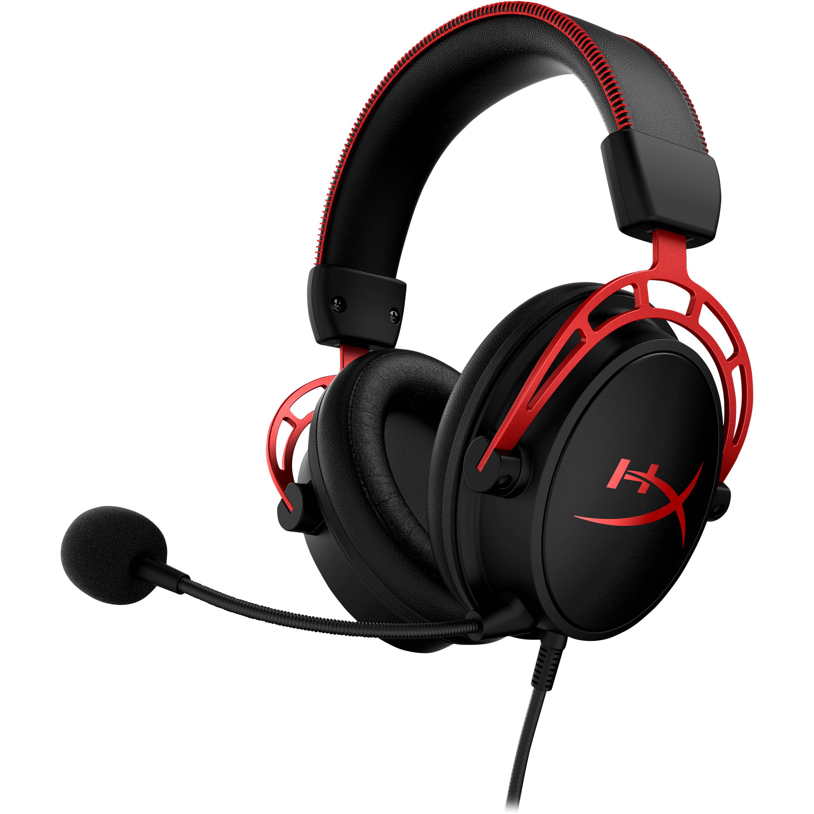 HyperX Cloud Alpha - Gaming Headset (Black-Red) (HX-HSCA-RD/EM) Eingabe / Ausgabe Kopfhörer &