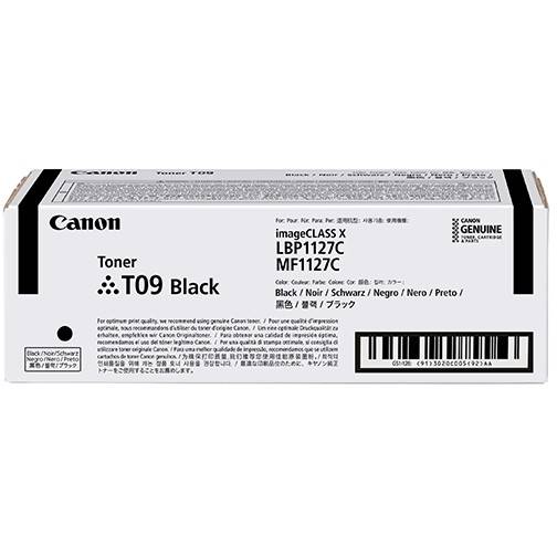 Canon TONER T09 BK Tonerkartusche 1 Stück(e) Original Schwarz Toner