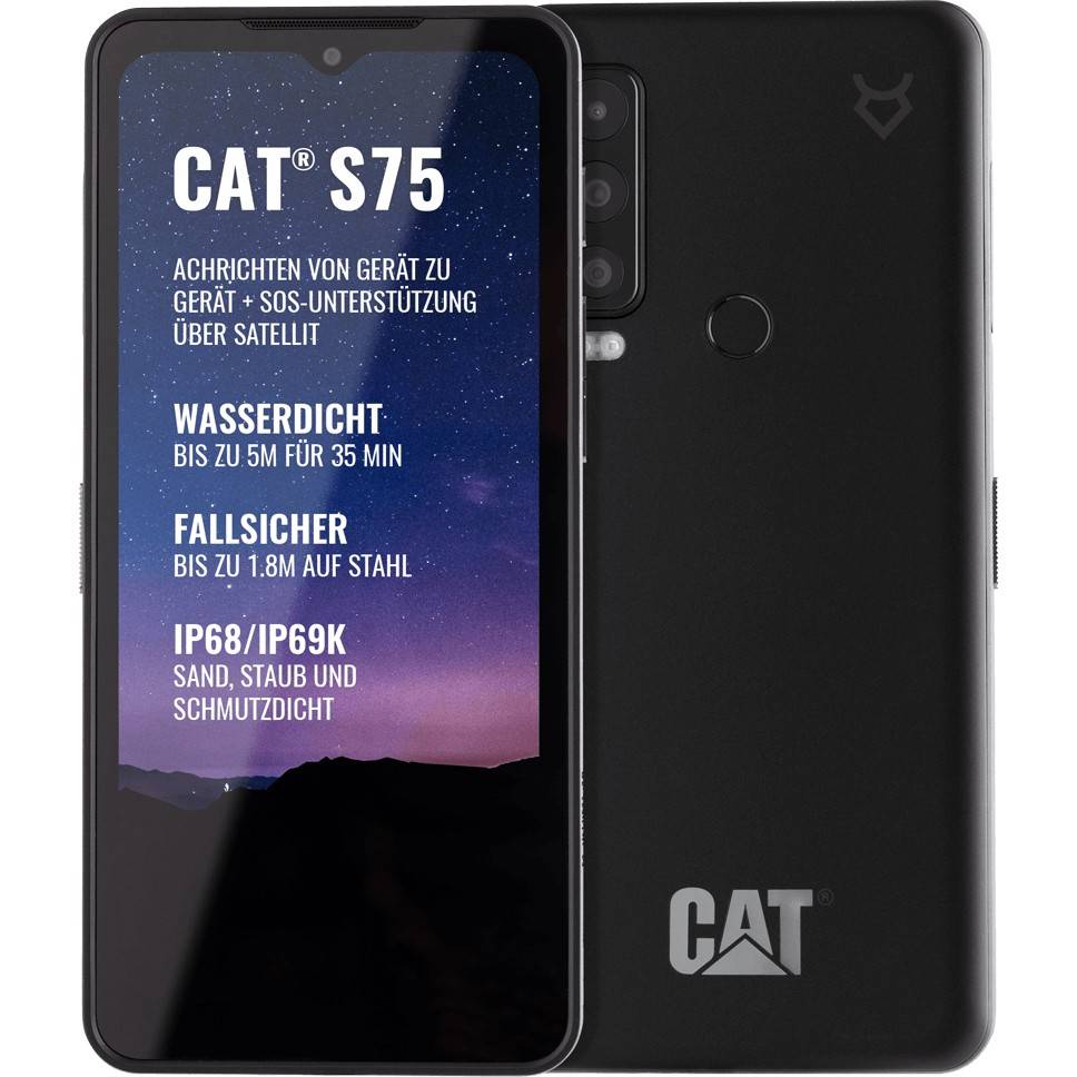 CAT S75 12GB 6RAM 5G black Tablets & Smartphones