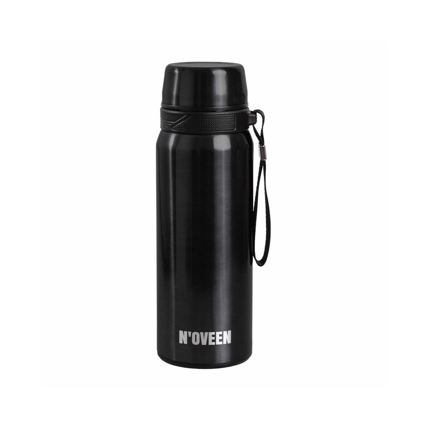 Transparent Edelstahl Thermoskanne | 700 ml, Grau