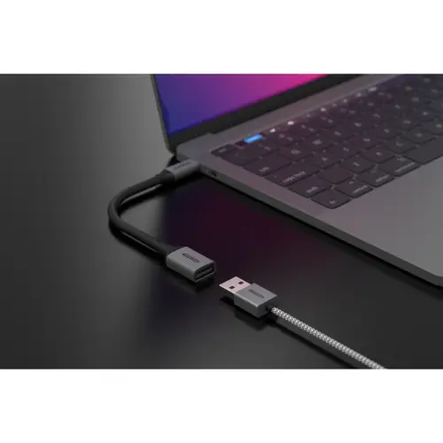 USB-C-zu-USB-A-Adapter mit Kabel (15 cm, 5 Gbit/s) USB-C-zu-USB-A-Adapter mit Kabel (15 cm, 5 Gbit/s)