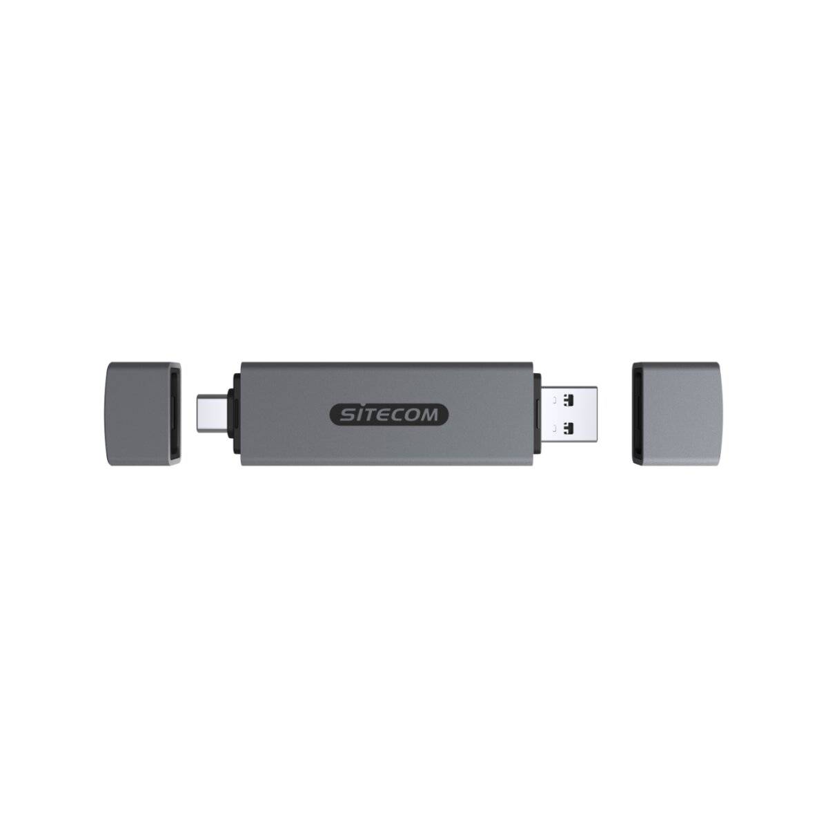 Sitecom USB-A + USB-C Stick-Kartenleser mit USB-Anschluss – SD & MicroSD