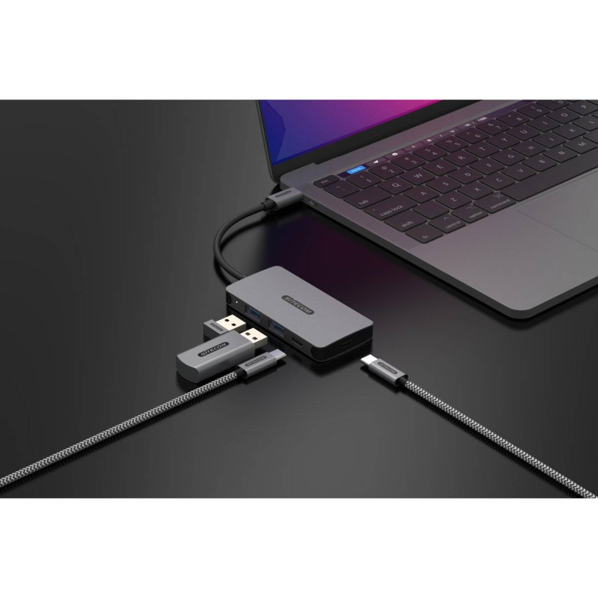 USB-C auf 2x USB-A & 2x USB-C 10 Gbit/s Hub