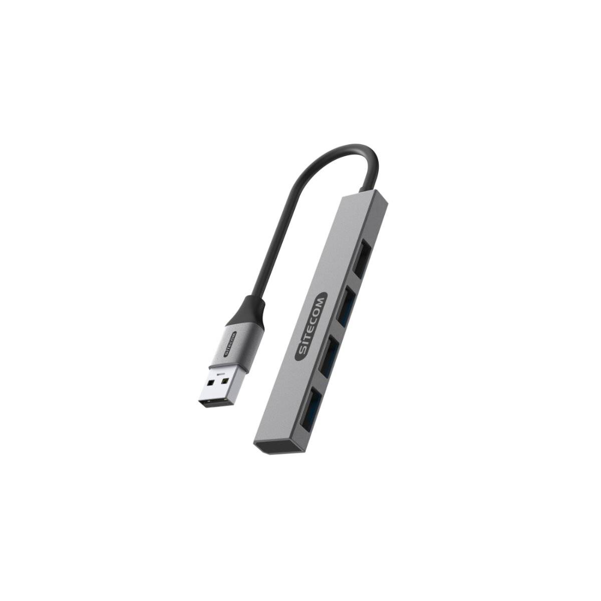 USB-A zu 4x USB-A Nano Hub, ultrakompakt & tragbar