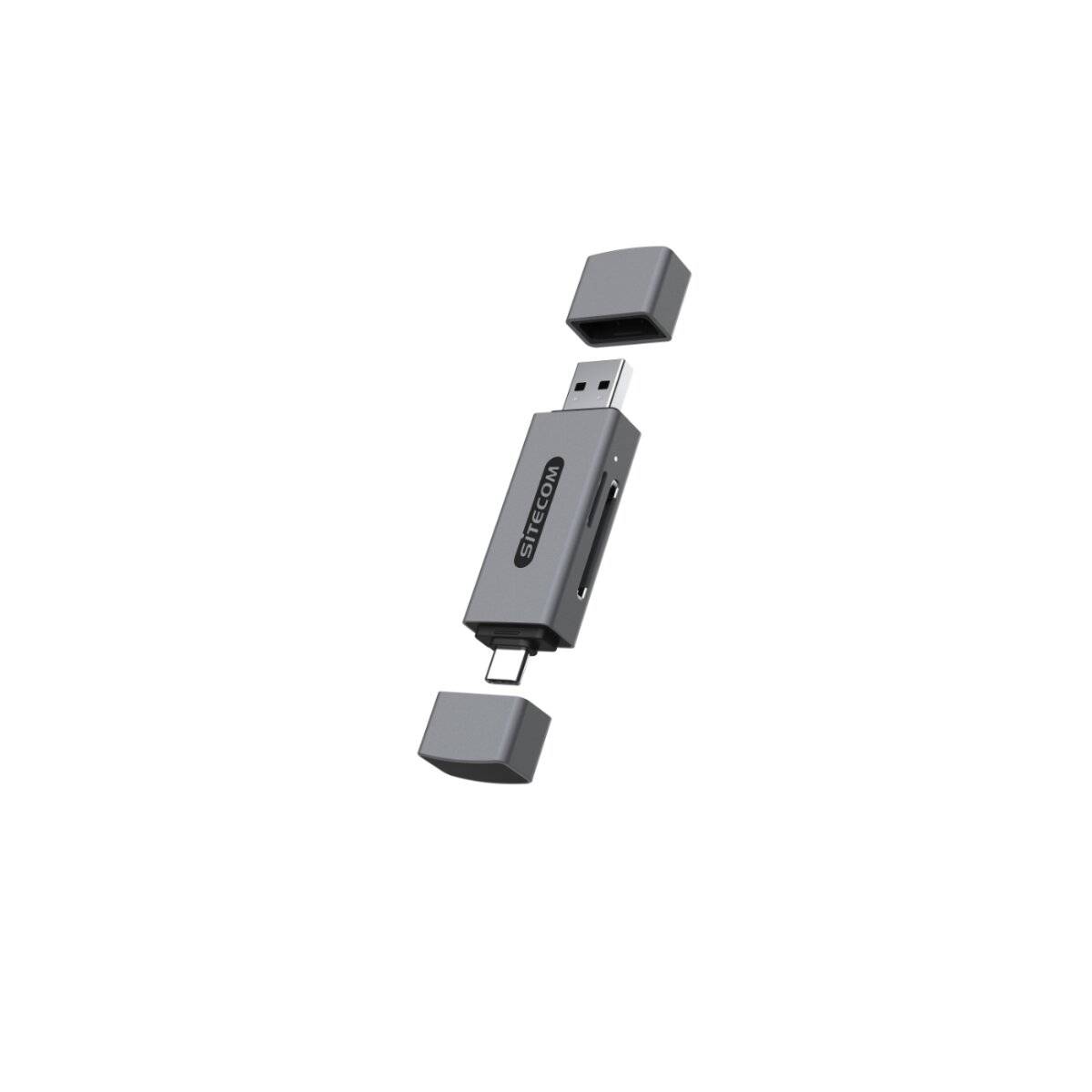 Sitecom USB-A + USB-C Stick-Kartenleser (104?MB/s) – SD & MicroSD