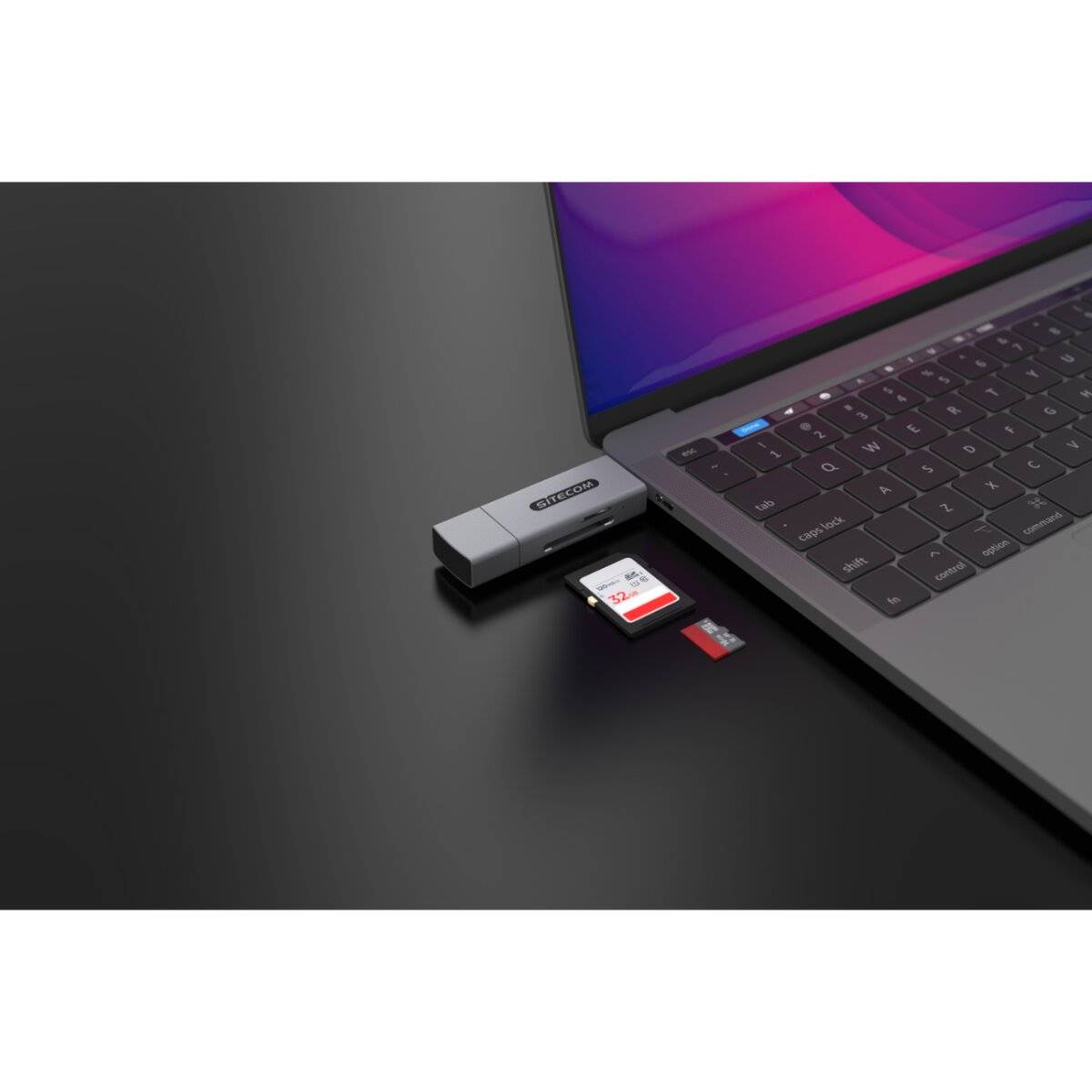 Sitecom USB-A + USB-C Stick-Kartenleser (104?MB/s) – SD & MicroSD