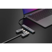 USB-C zu 4x USB-A Tiny Hub, kompakt & leistungsstark USB-C zu 4x USB-A Tiny Hub, kompakt & leistungsstark