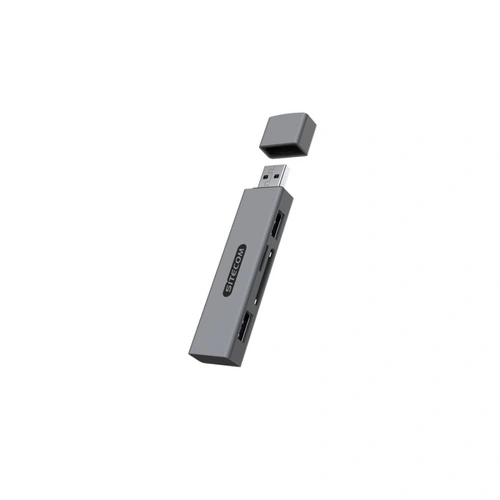 Sitecom USB-Stick-Kartenleser mit 2 USB-Anschlüssen – SD & MicroSD Sitecom USB-Stick-Kartenleser mit 2 USB-Anschlüssen – SD & MicroSD