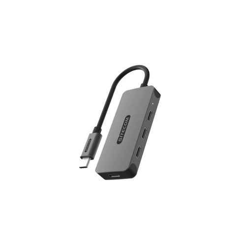 Sitecom USB-C-zu-4x USB-C 10 Gbit/s Stromversorgungs-Hub Sitecom USB-C-zu-4x USB-C 10 Gbit/s Stromversorgungs-Hub