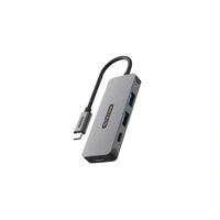 USB-C zu 2x USB-A + 2x USB-C Hub – Datenübertragung & Stromversorgung, 15?cm, schwarz USB-C zu 2x USB-A + 2x USB-C Hub – Datenübertragung & Stromversorgung, 15?cm, schwarz
