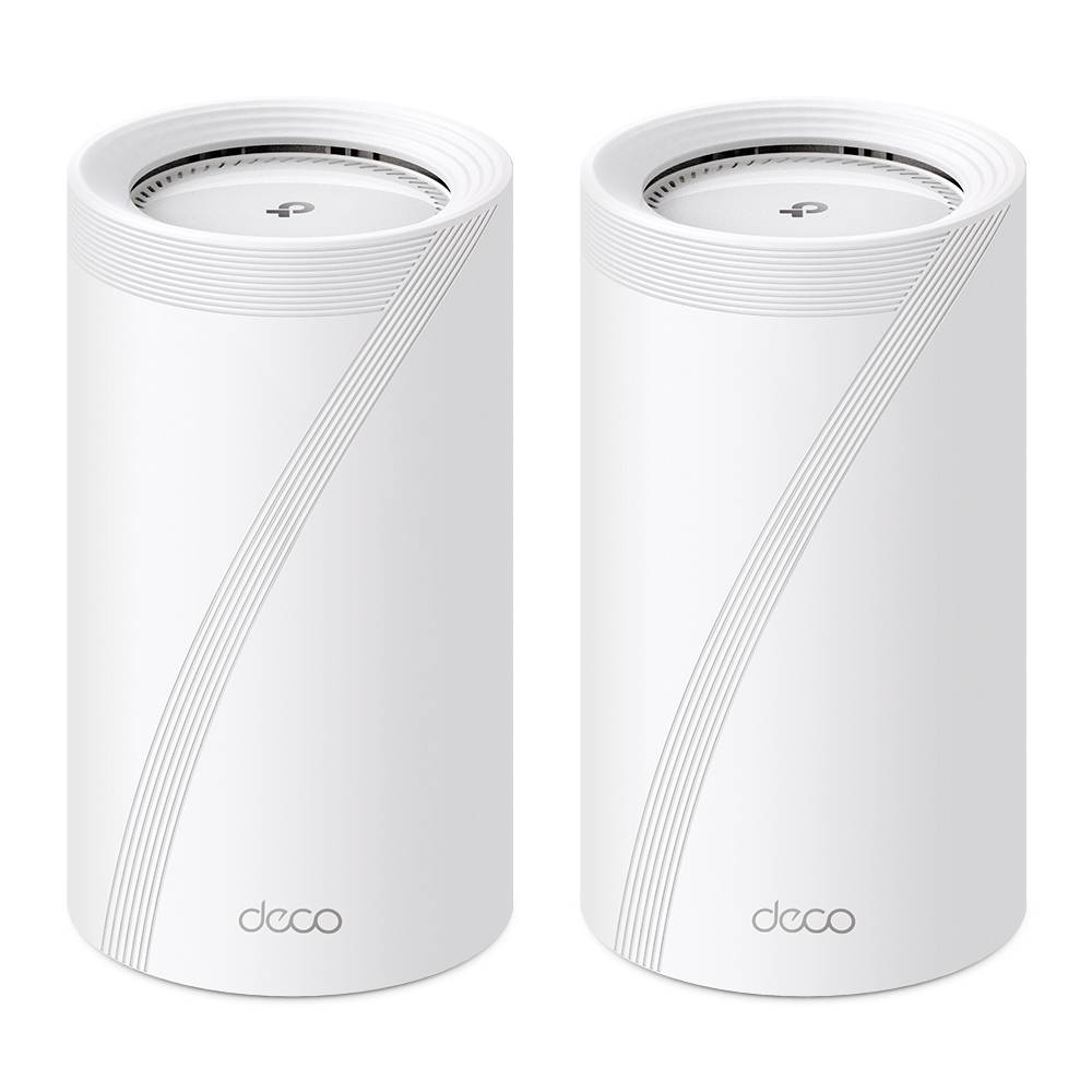 TP-LINK Deco BE85 (2-Pack) - Weiß - Intern - Mesh-System - CE: <20 dBm (2.4 GHz) - <30 dBm (5 GHz) - <23 dBm(6 GHz) - 0 - 40 °C - -40 - 60 °C
