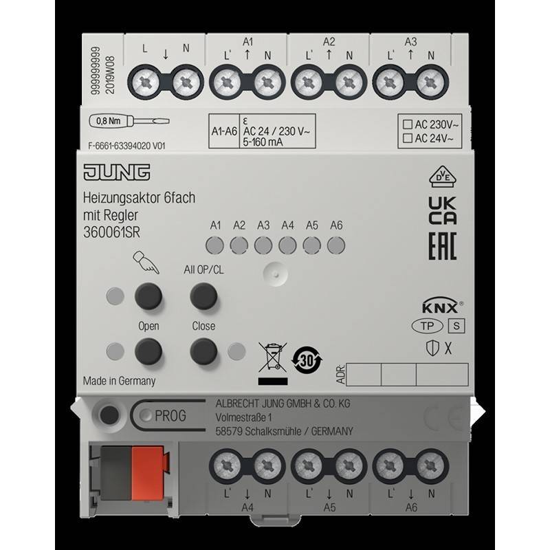 Jung KNX Heizungsaktor 36006 1S R