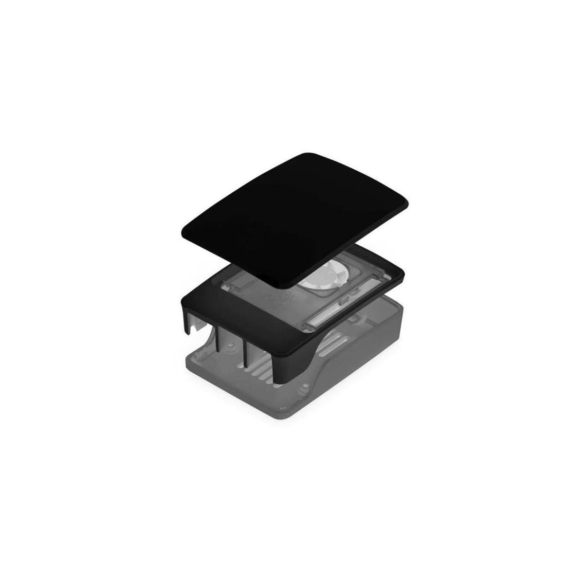 EB82194 - Raspberry Pi Gehäuse inkl. Lüfter für Pi 5 SchwarzGrau