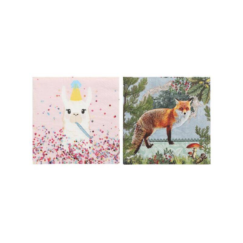 PAPSTAR Motiv-Servietten "Llama Party", 330 x 330 mm