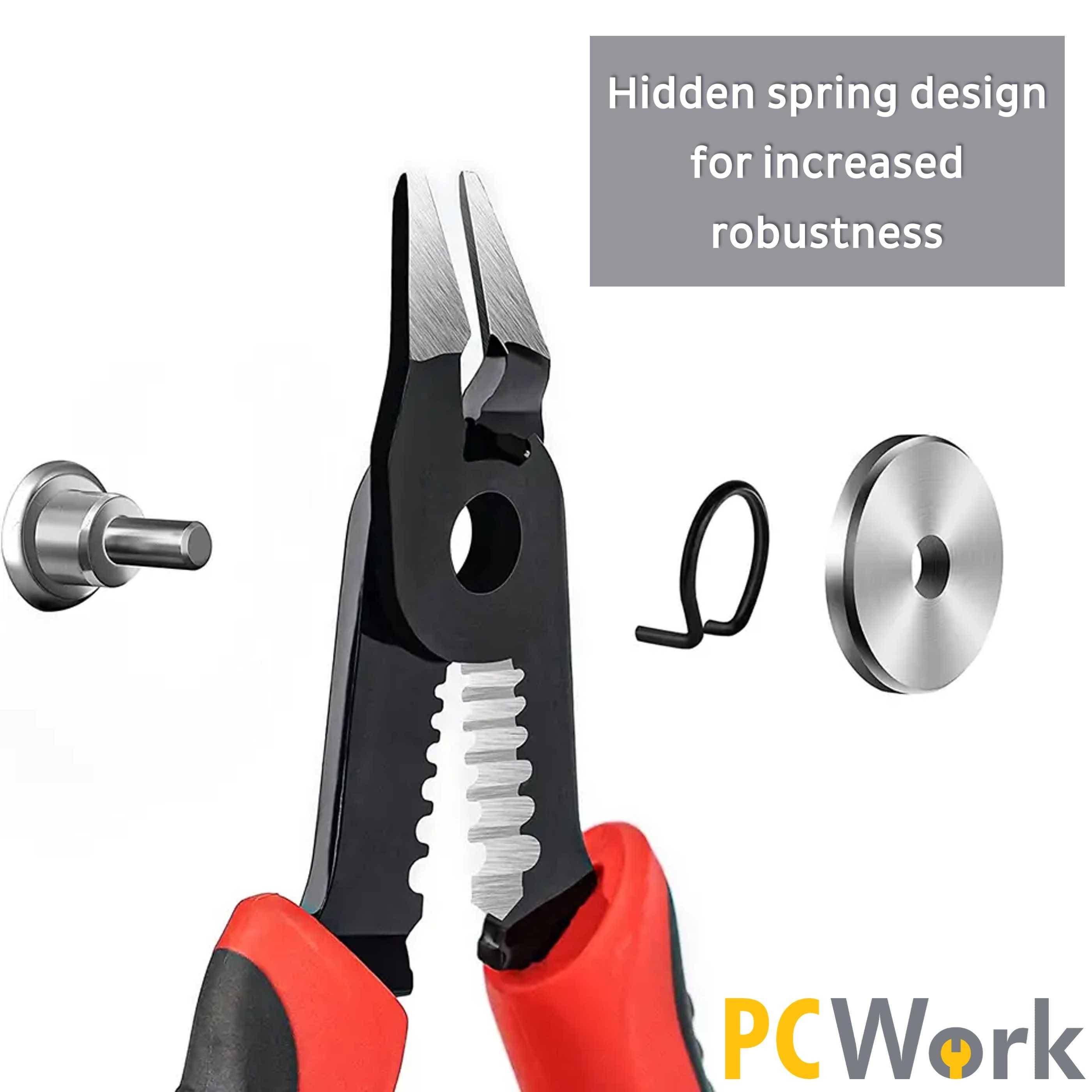 PCWork, PCW04A 2in1 Seitenschneider, Abisolierzange