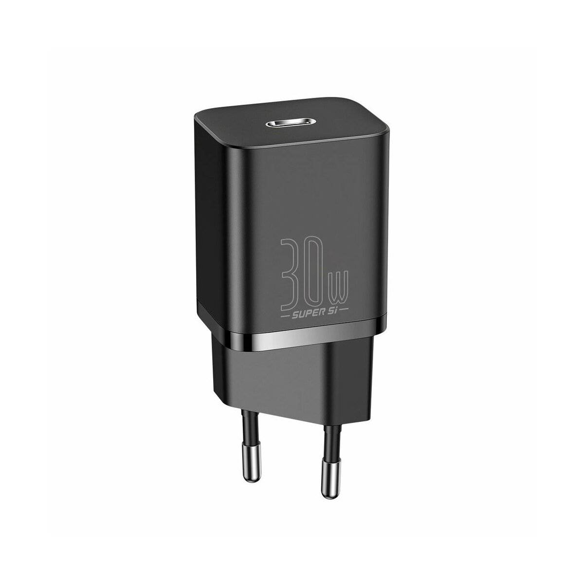Baseus Super Si 1C Schnellladegerät USB Typ C 30W Power Delivery Quick Charge schwarz (CCSUP-J01)