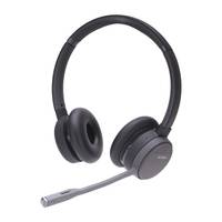 AGFEO Infinity, Kabellos, Büro/Callcenter, 189 g, Kopfhörer, Schwarz