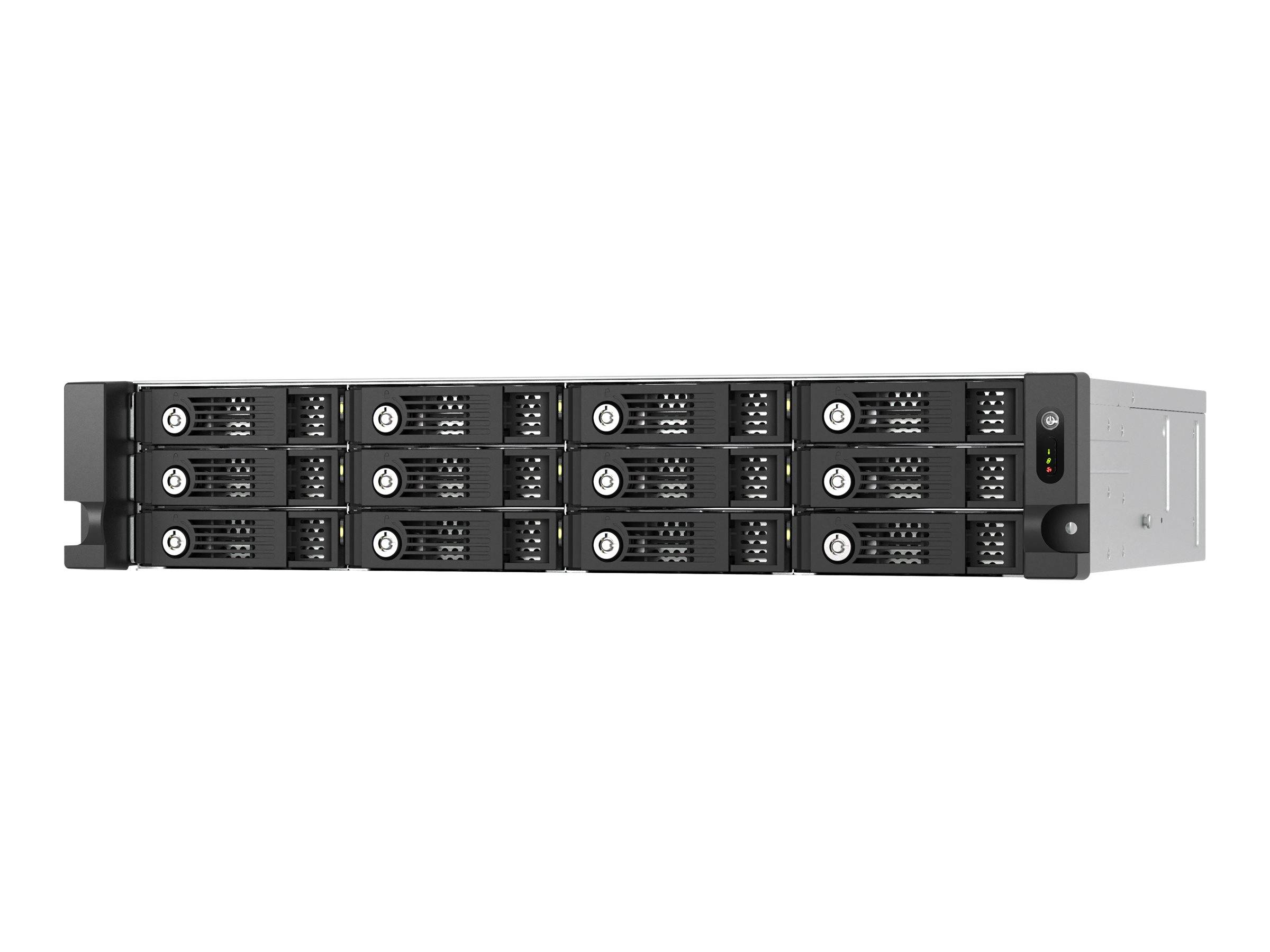 QNAP - Festplatten-Array - 12 Schächte (SATA-600) - SAS 12Gb/s (extern)