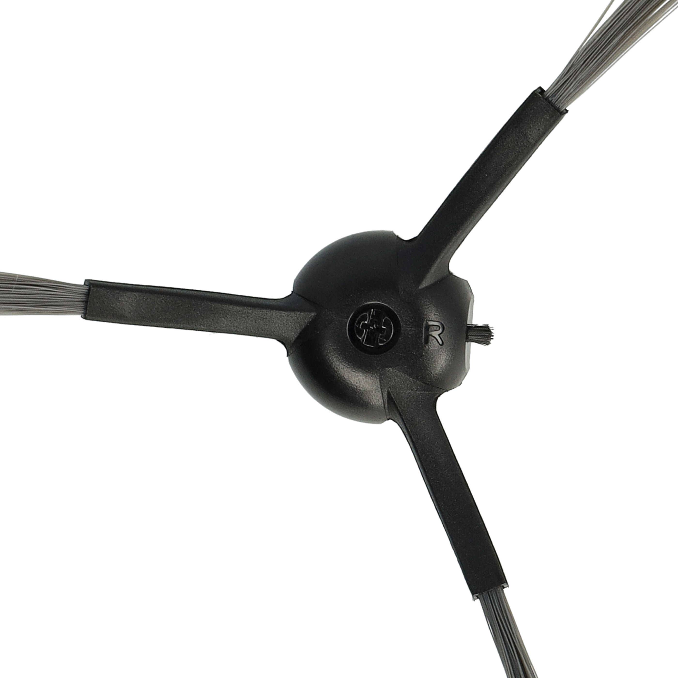 Nahaufnahme einer Deckenventilator-Nabe mit drei nach außen ausgerichteten Flügeln, von denen jeder ein schlankes Metalldesign aufweist. Die Nabe zeigt einen Richtungsschalter.