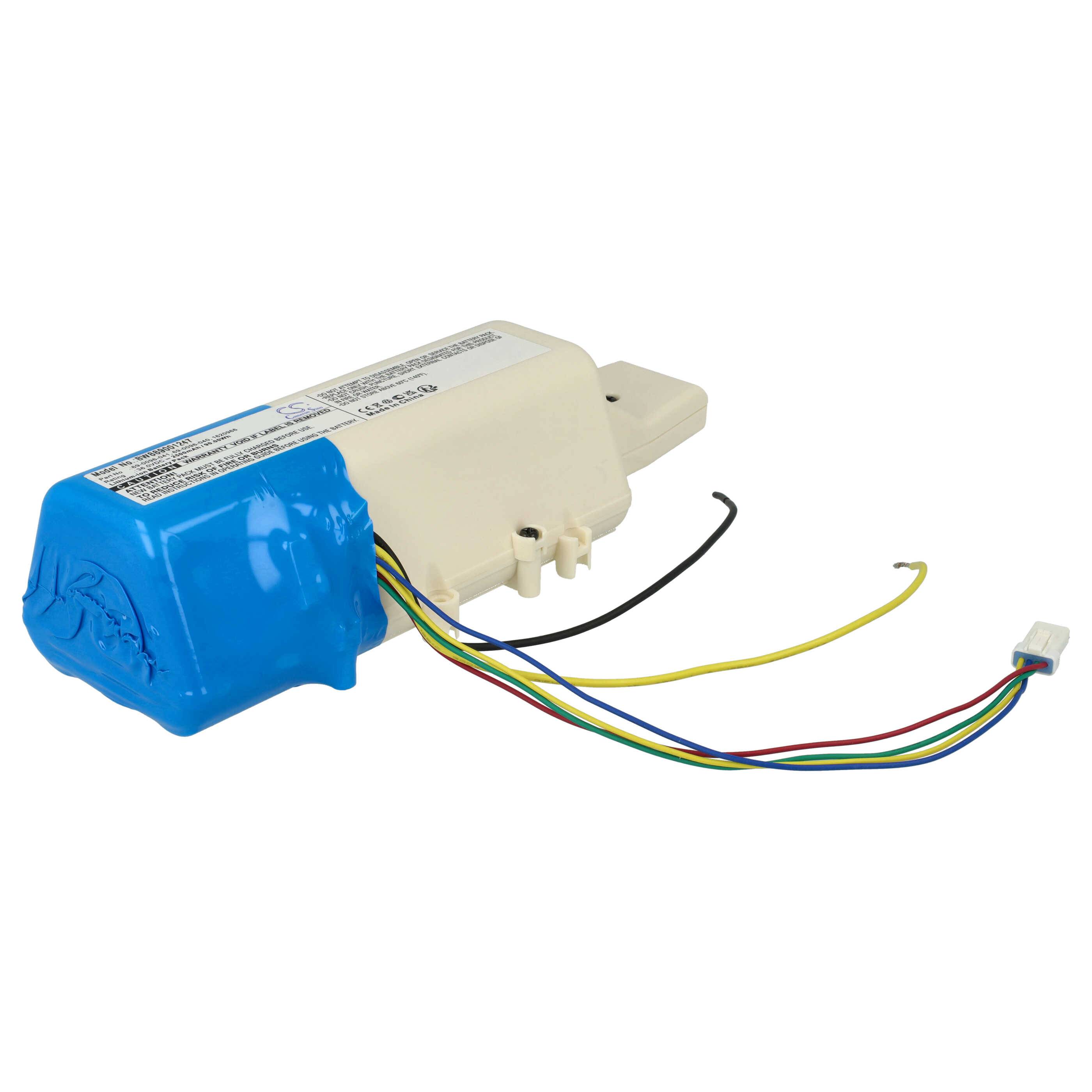 vhbw Akku kompatibel mit Bissell CrossWave Cordless Max 2590, 2551, 2554A, 2554, Deluxe 2593, 2593, 2596 Staubsauger (2500 mAh, 36 V, Li-Ion)