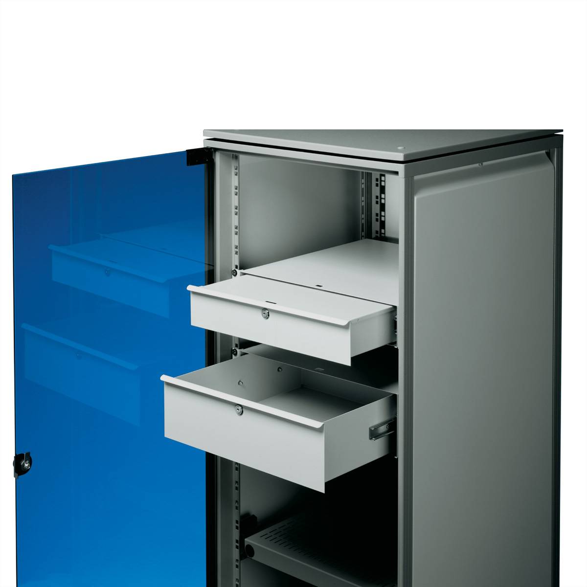 SCHROFF 19"-Schubfach - SCHUBFACH 19" 3HE ELOX.