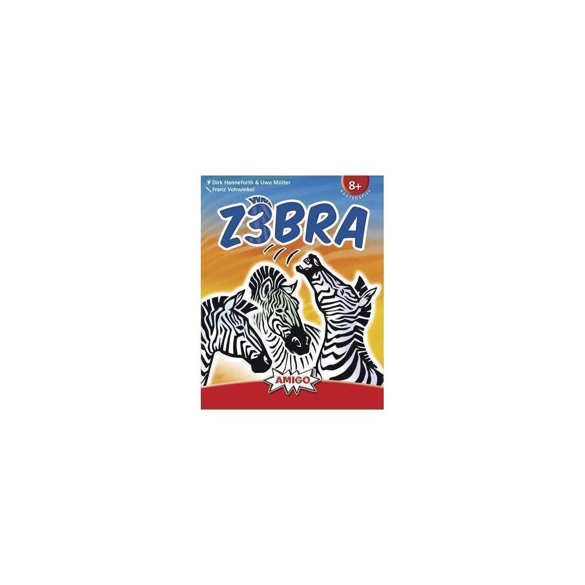 AMI02354 - Z3BRA, Kartenspiel, ab 8 Jahren (DE-Ausgabe)