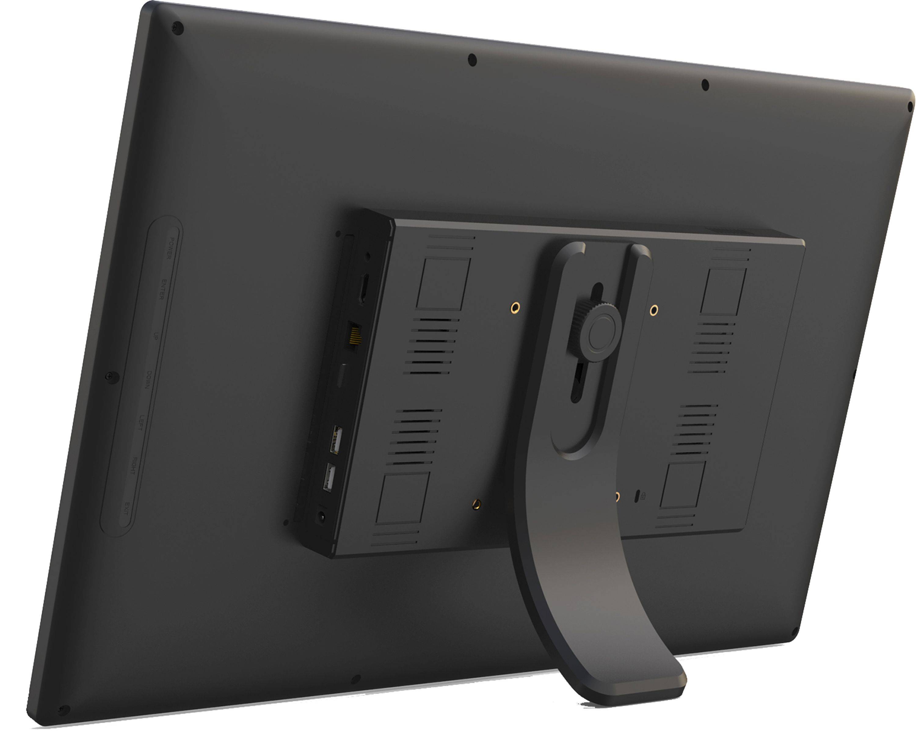 Denver PFF-2160 - Digitaler Bilderrahmen 21,5 Zoll WLAN FRAMEO App Full HD IPS Touchscreen 32 GB Fotos Videos
