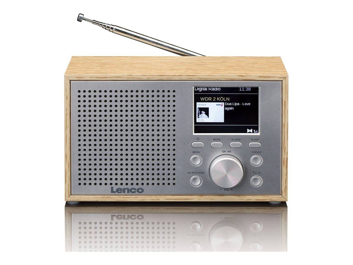 LENCO DAR-017 DAB+/FM Radio mit Bluetooth. Holz