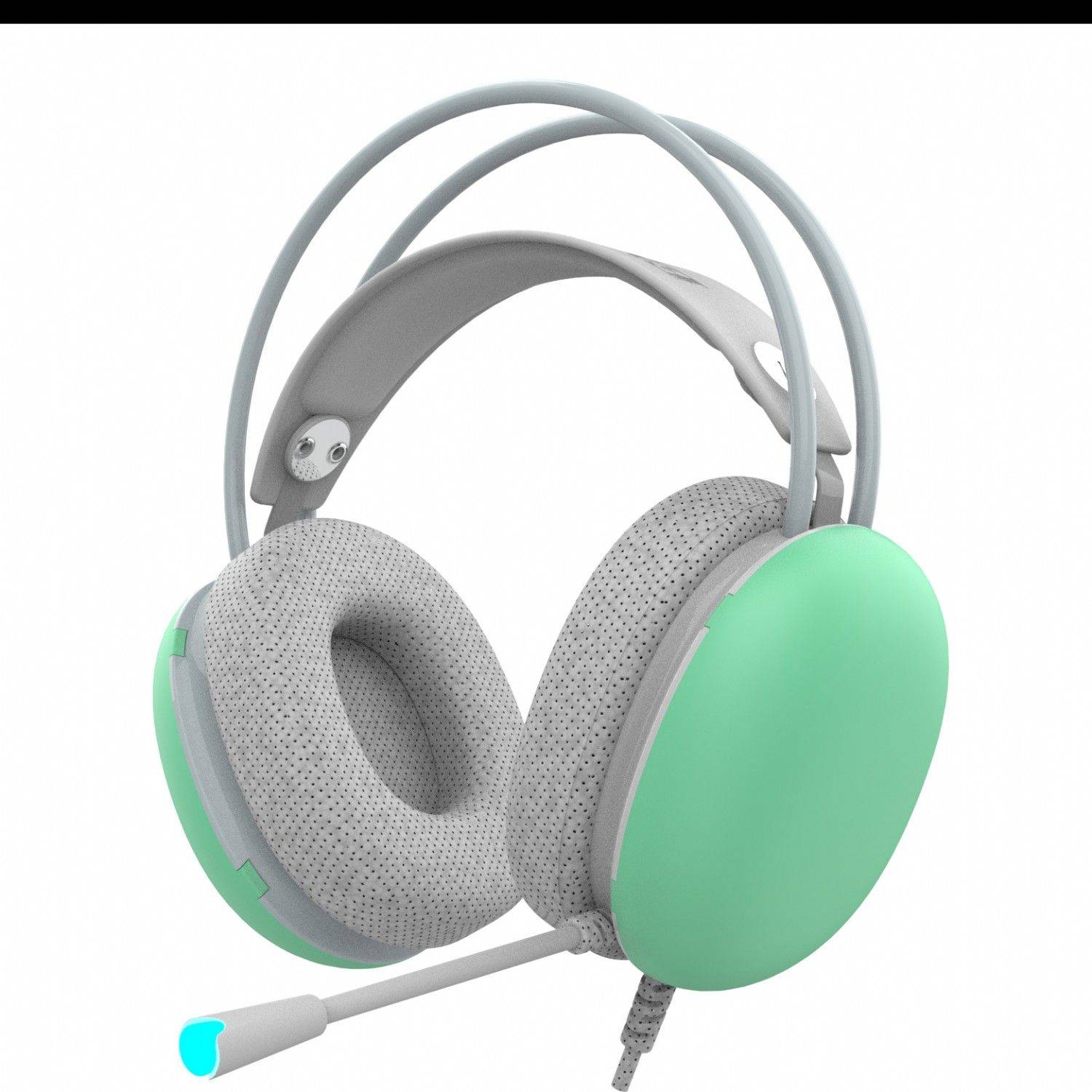 Inca Kopfhörer mit Mikrofon Gaming Headset Empousa 7.1 Virtual Surround RGB Weiß