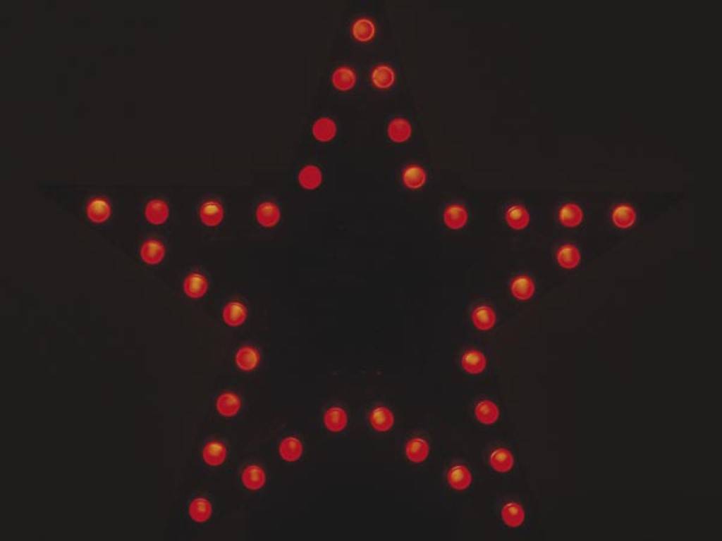 BLINKENDER LED-STERN ROT