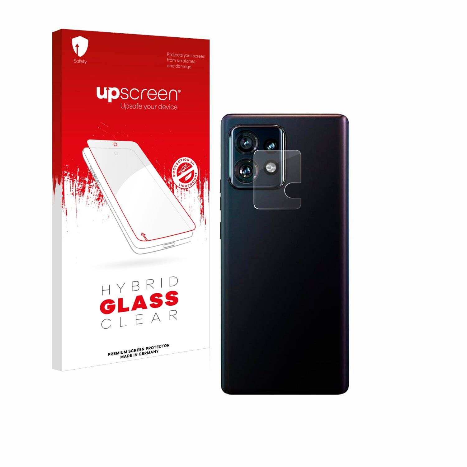 upscreen Hybrid Glas Panzer-Folie für Motorola Edge 40 Pro (NUR
