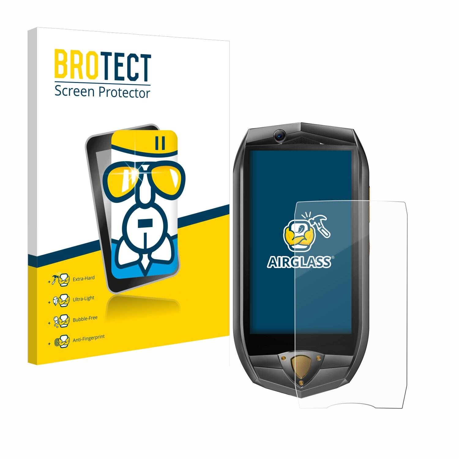 BROTECT AirGlass Glas Panzer-Folie für Oukitel K16 -