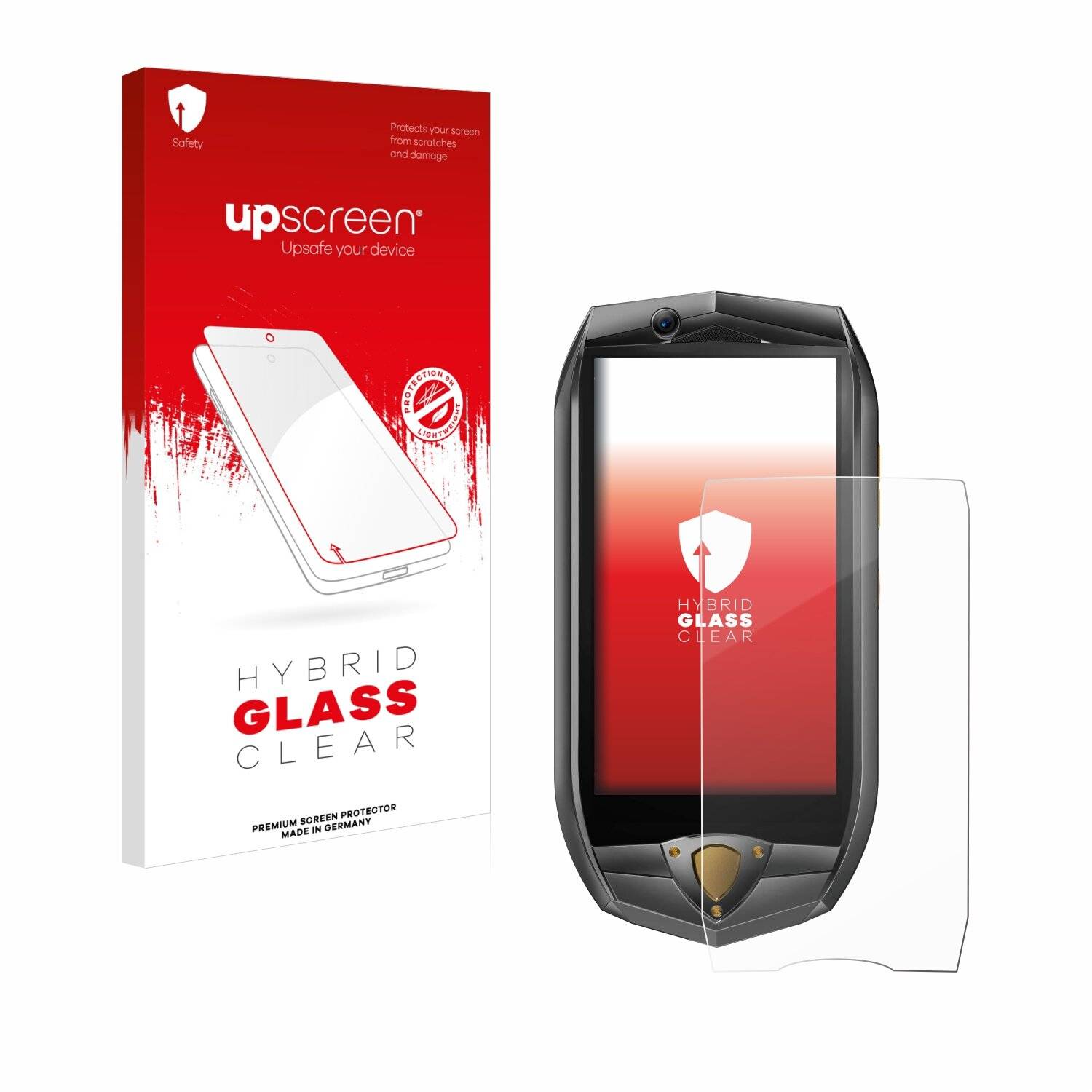 upscreen Hybrid Glas Panzer-Folie für Oukitel
