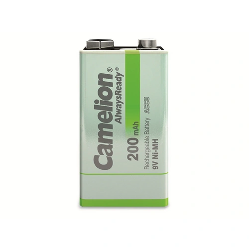 CAMELION NiMH-9 V-Blockakku AlwaysReady, 200 mAh CAMELION NiMH-9 V-Blockakku AlwaysReady, 200 mAh
