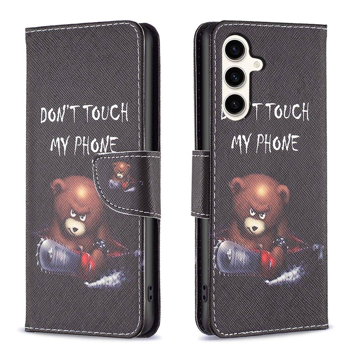 Für Samsung Galaxy S23 FE Kunstleder Handy Tasche Book Motiv 6 Case