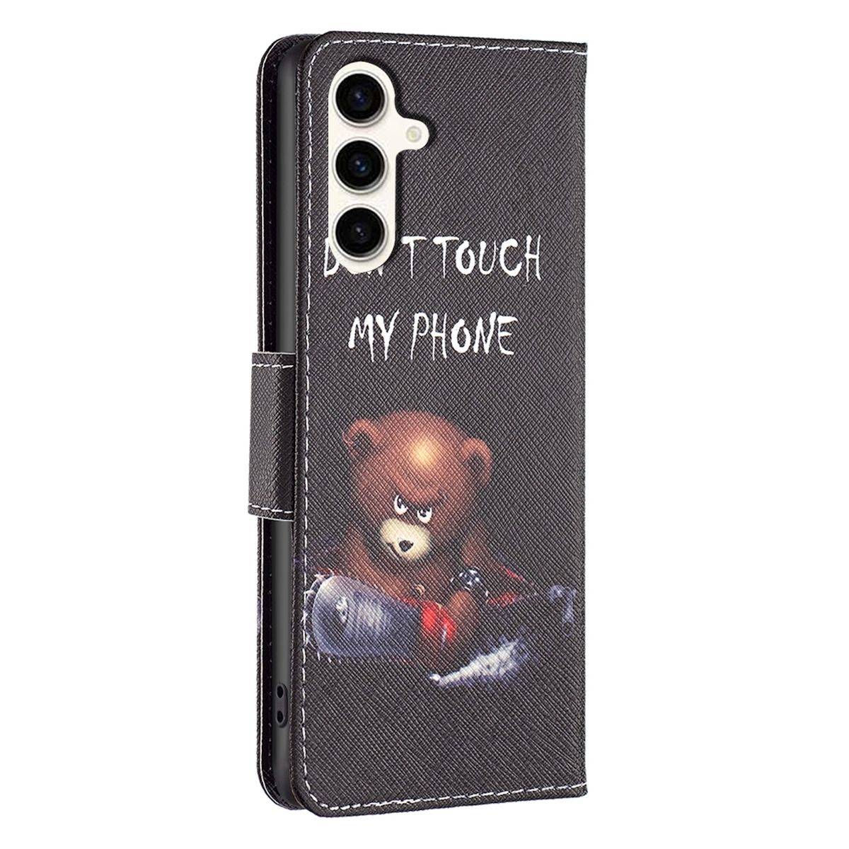 Für Samsung Galaxy S23 FE Kunstleder Handy Tasche Book Motiv 6 Case