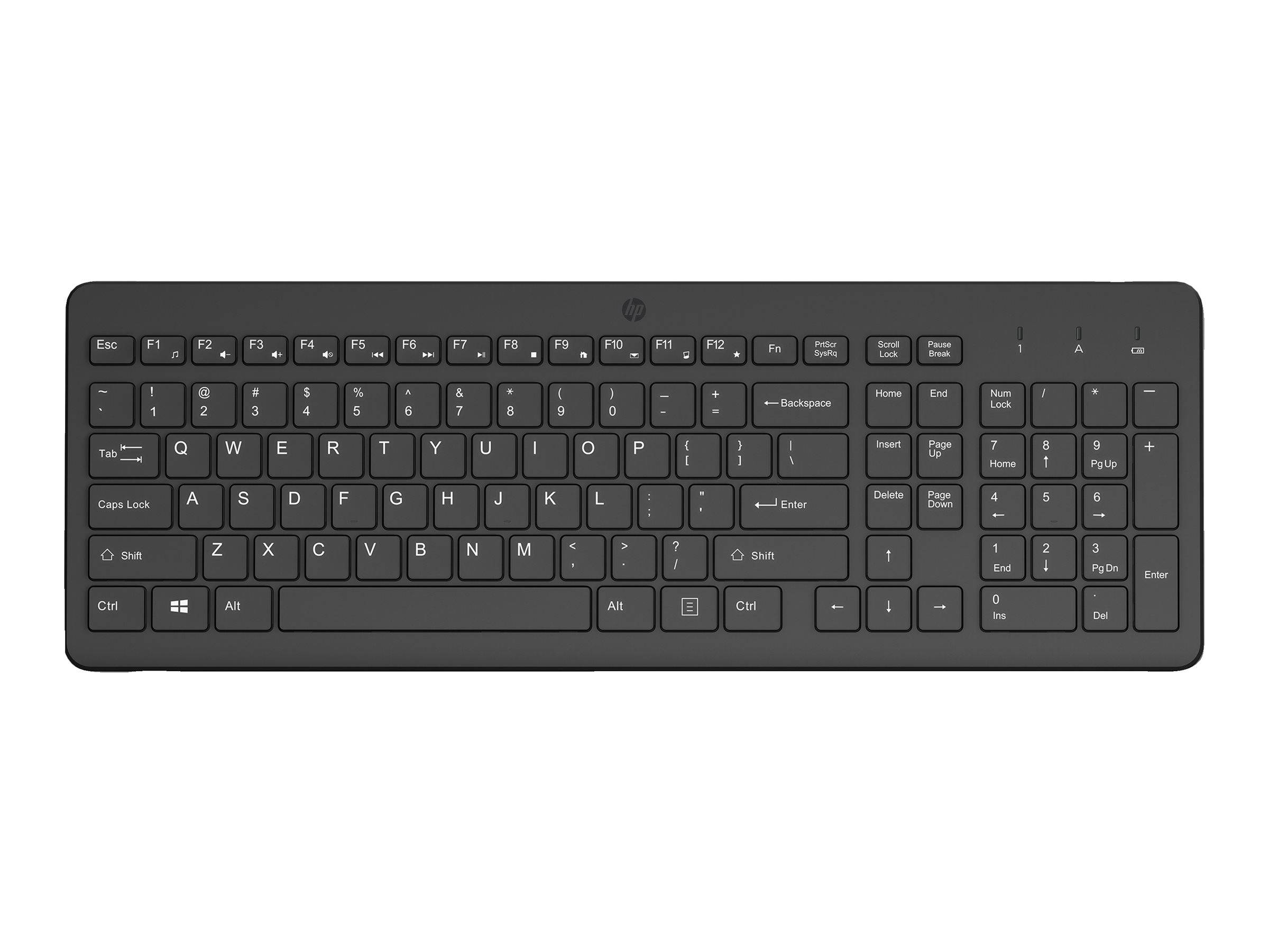 HP 225 - Tastatur - 2,5-Zonen-Layout - kabellos