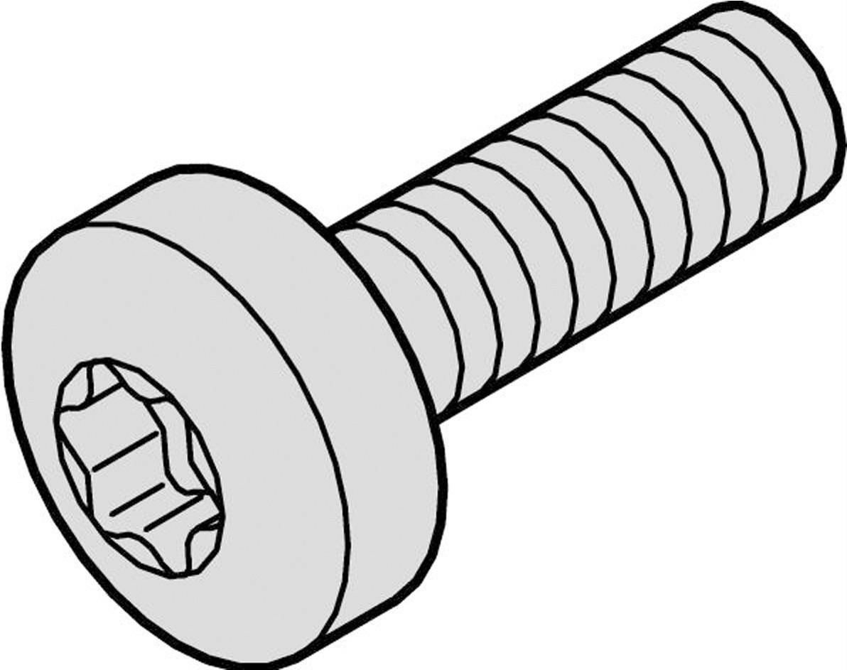 SCHROFF Halsschraube mit Torx