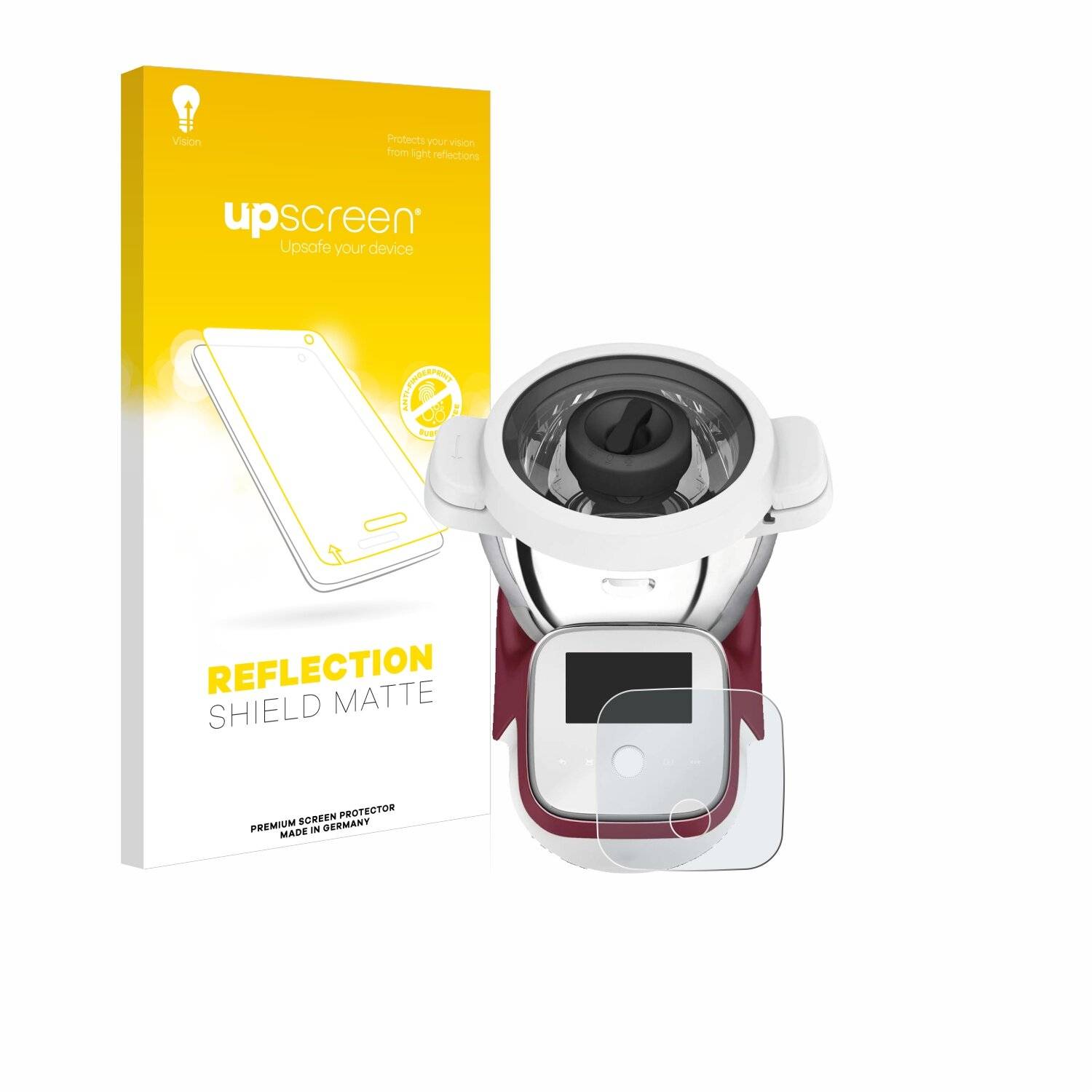 upscreen Reflection Shield Matt Schutzfolie für Moulinex i-Companion Touch