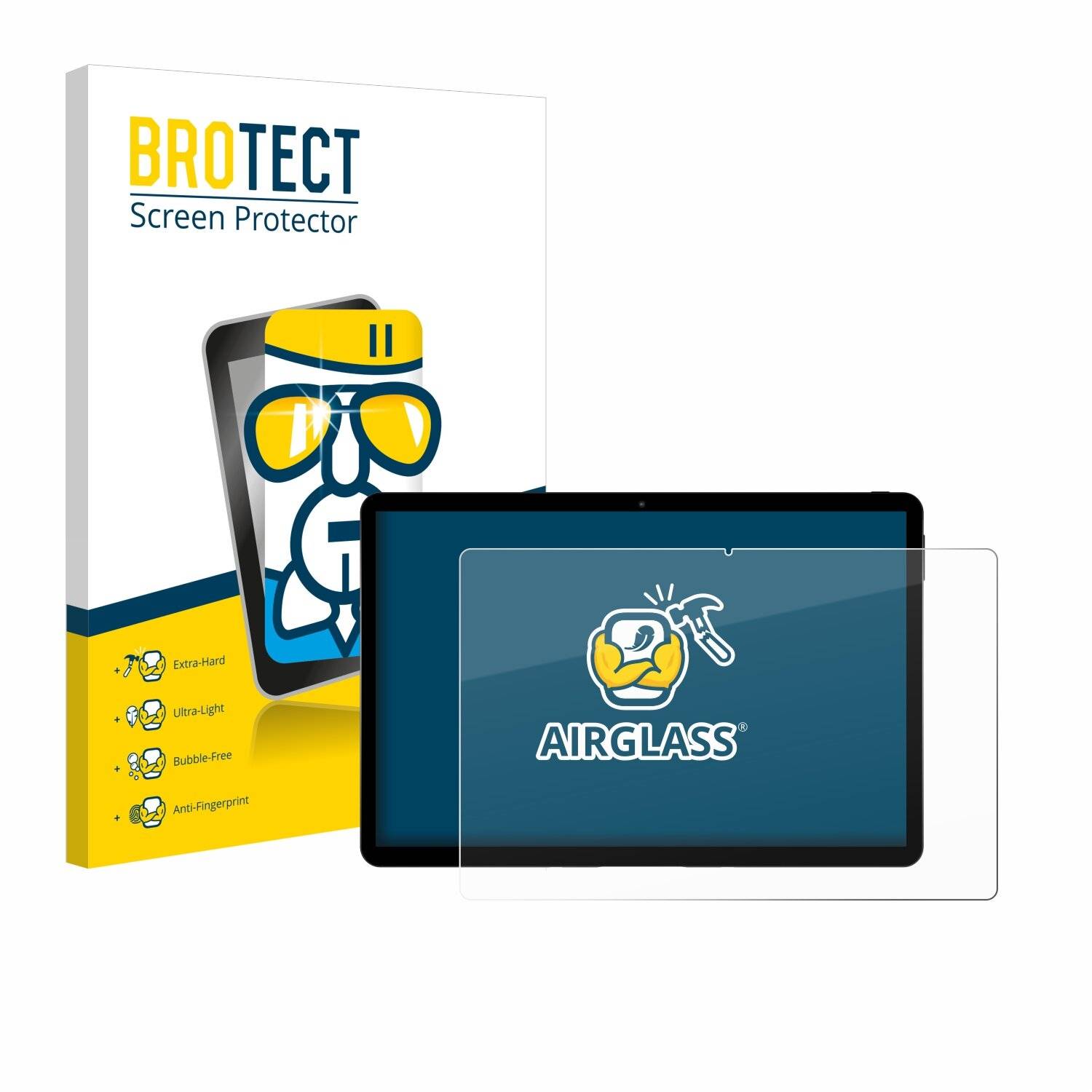 BROTECT AirGlass Glas Panzer-Folie für Teclast T45HD -