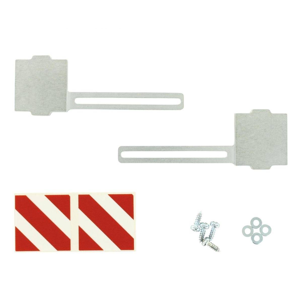 907448 - Modellbauteil, 1:14 Alu Warntafeln mit Dekor (2)