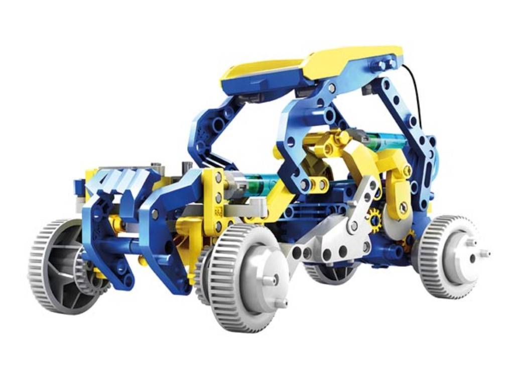 SOLAR- UND HYDRAULIK-ROBOTER-BAUSATZ - 12-in-1