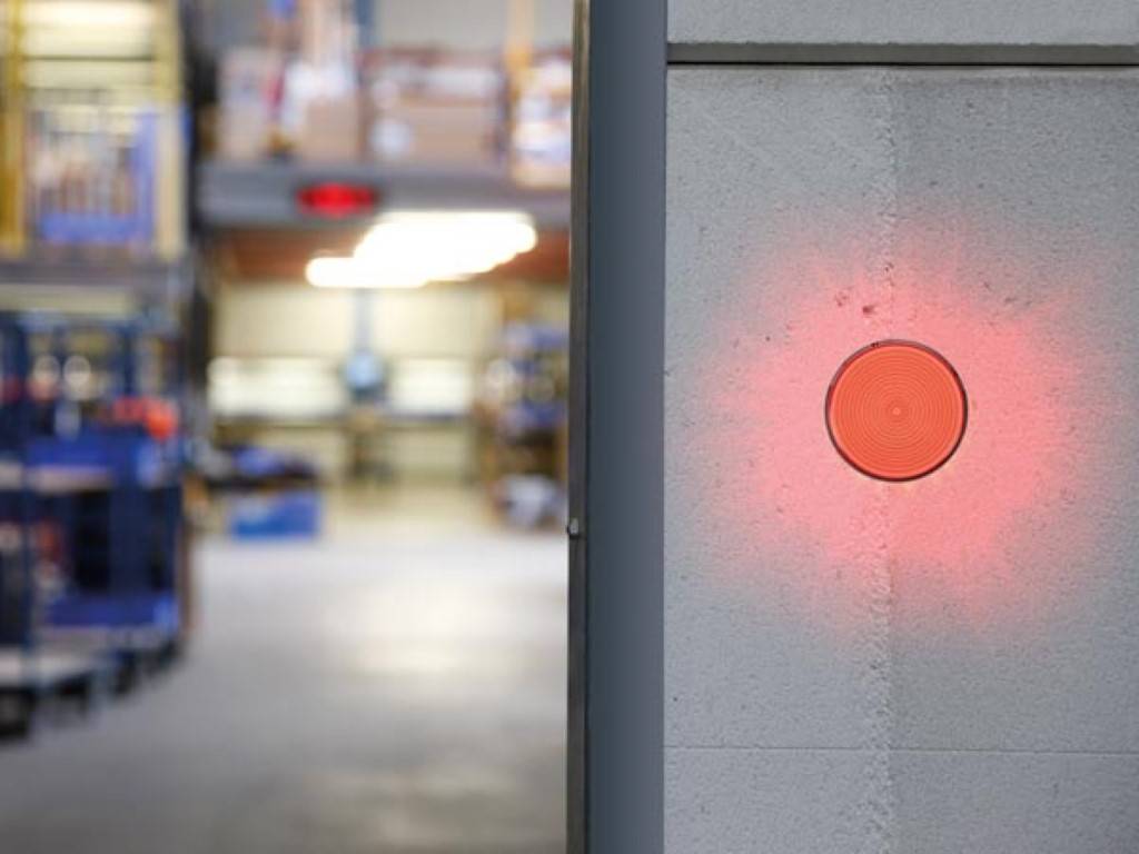 LED-BLITZLICHT - ROT - 12 VDC - ø 77 mm