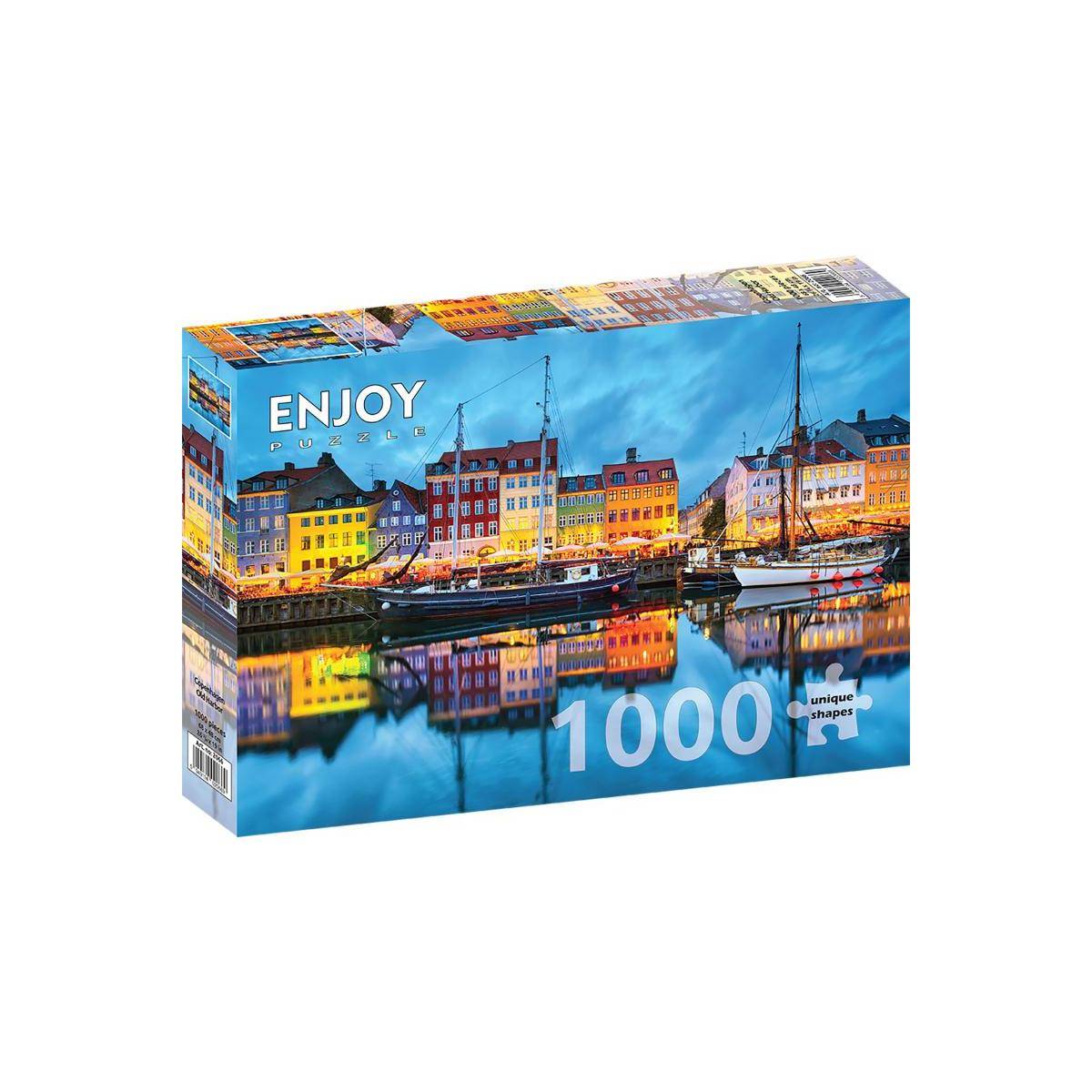 ENJOY-2066 - Copenhagen Old Harbor, Puzzle, 1000 Teile