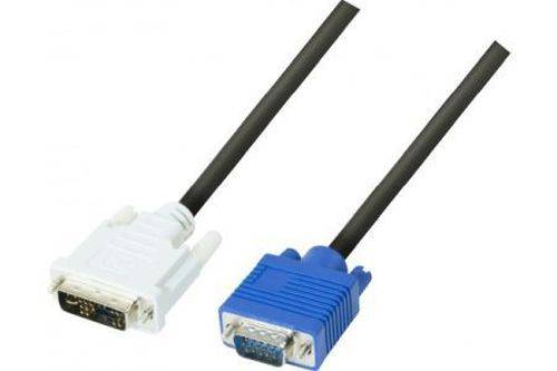DVI Kabel, DVI-A Stecker an VGA HD15 Stecker, 5,0 Meter