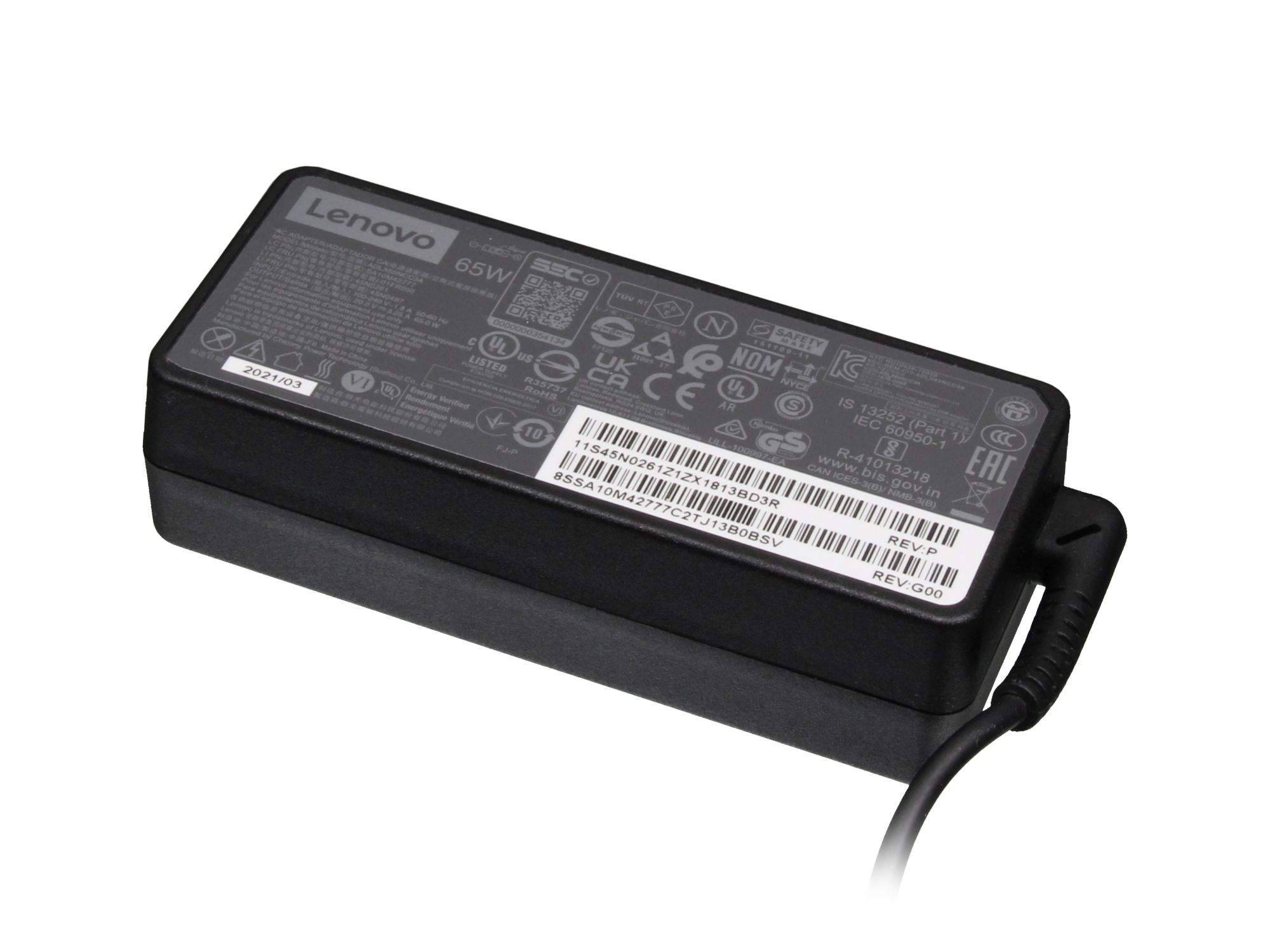 Lenovo ThinkPad 65W AC Adapter (Slim Tip) - NetzteilWechselstrom 100-240 V - 65